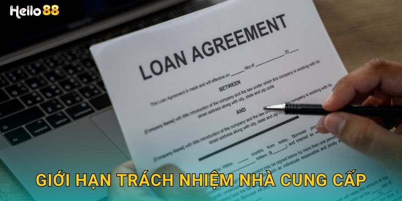 Giới hạn trách nhiệm nhà cung cấp